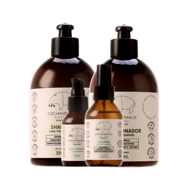 Kit Shampoo + Condicionador + Colônia + Sérum