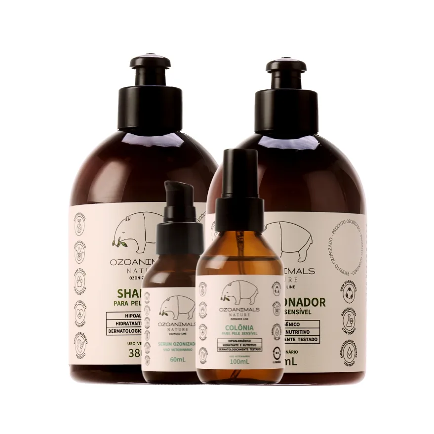Kit Shampoo + Condicionador + Colônia + Sérum